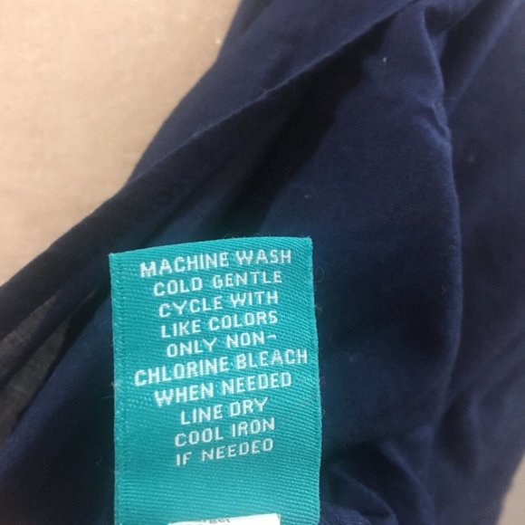 Calypso St Barth for Target Navy Blue Bardot Off Shoulder Dress White Embroidery - Picture 7 of 7